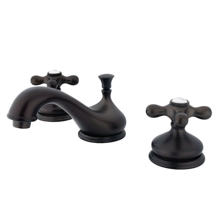 Kingston Brass KS1165AX 8" Widespread Bathroom Faucet, Oil Rubbed Bronze KS1165AX